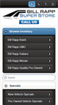 Mobile Screenshot of billrappnissan2011.vinmanagersites.com
